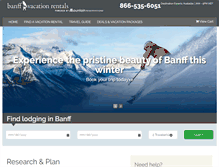 Tablet Screenshot of banffvacationrentals.com